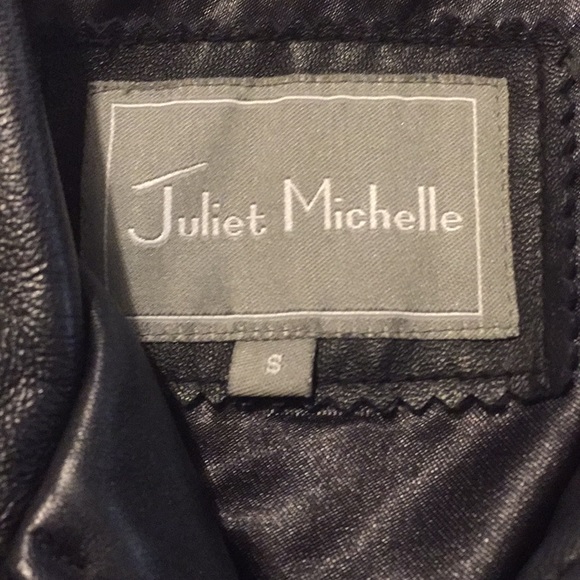 Juliet Michelle soft Leather tailored jacket - Picture 2 of 8
